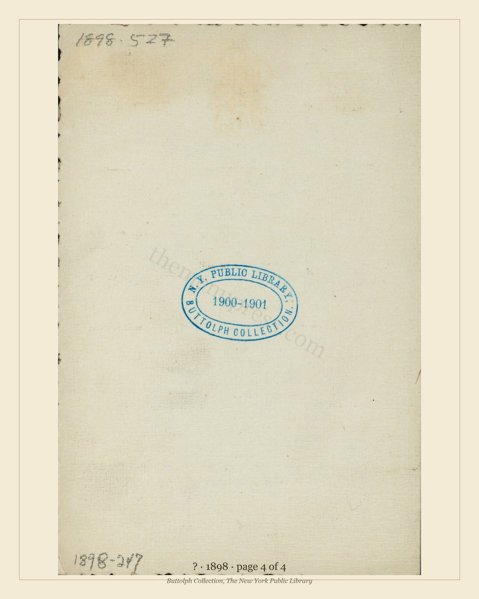 Vintage menu — page 4 of 4