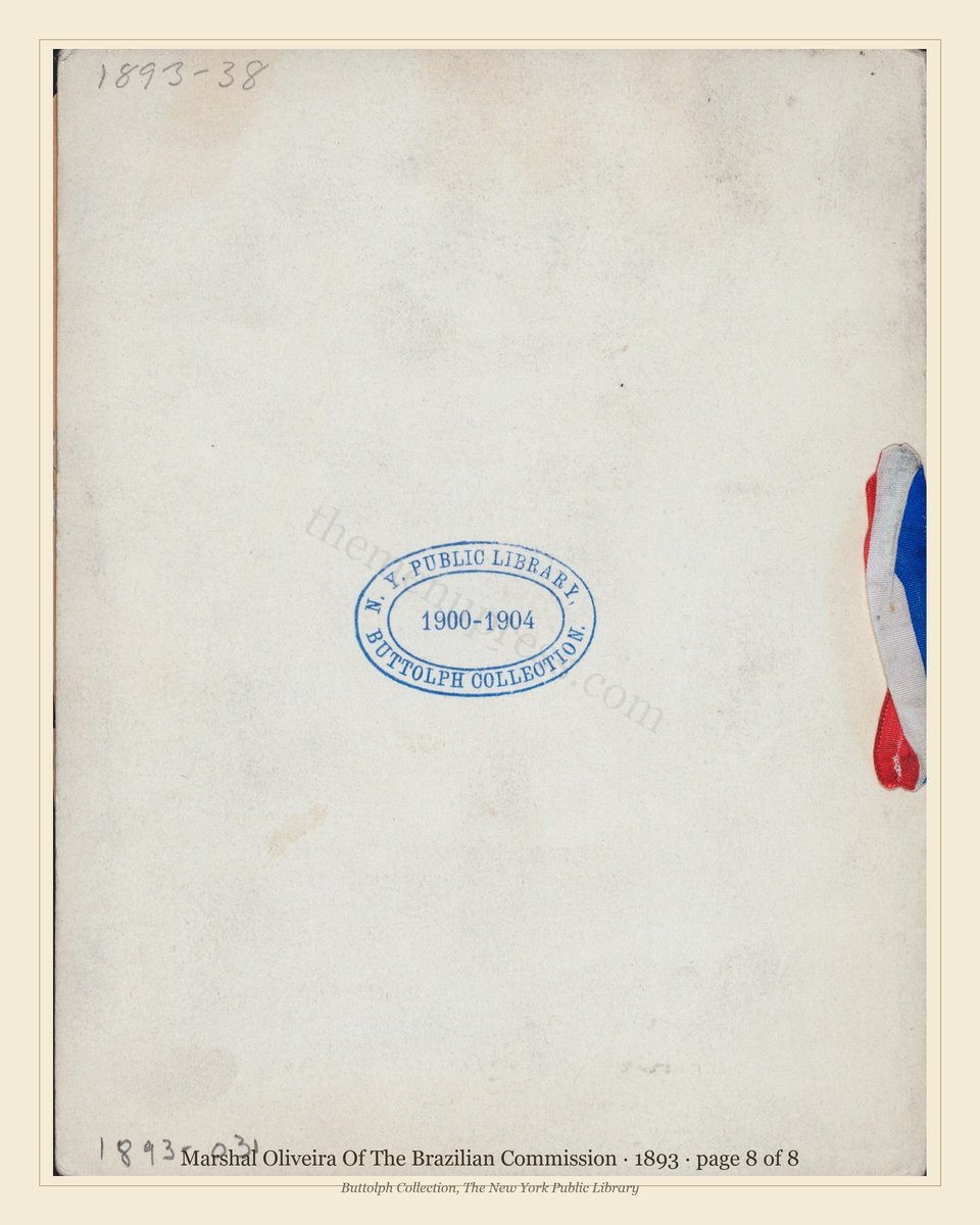 Vintage menu — page 8 of 8