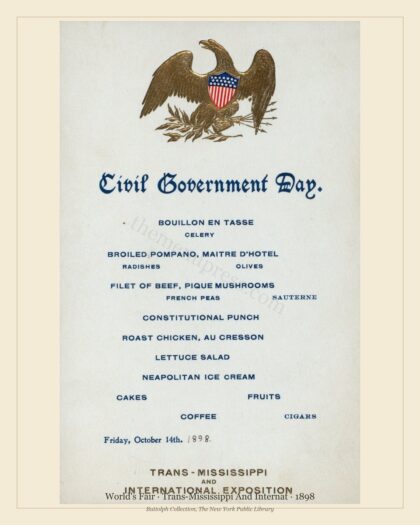 World's Fair · Trans-Mississippi And Internat · 1898