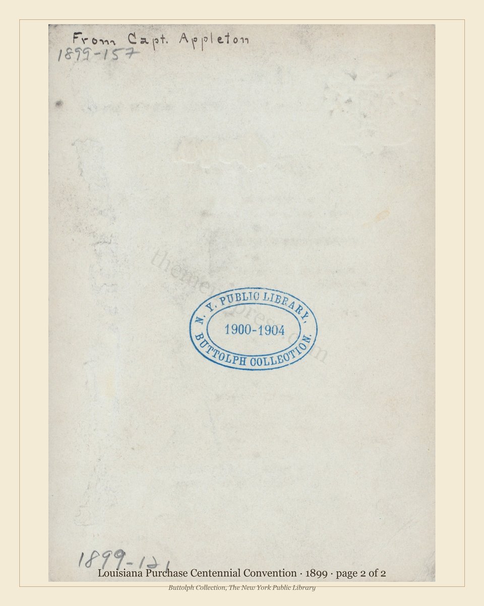 Vintage menu — page 2 of 2