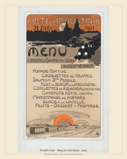 World's Fair · Berg En Dal Hotel · 1901