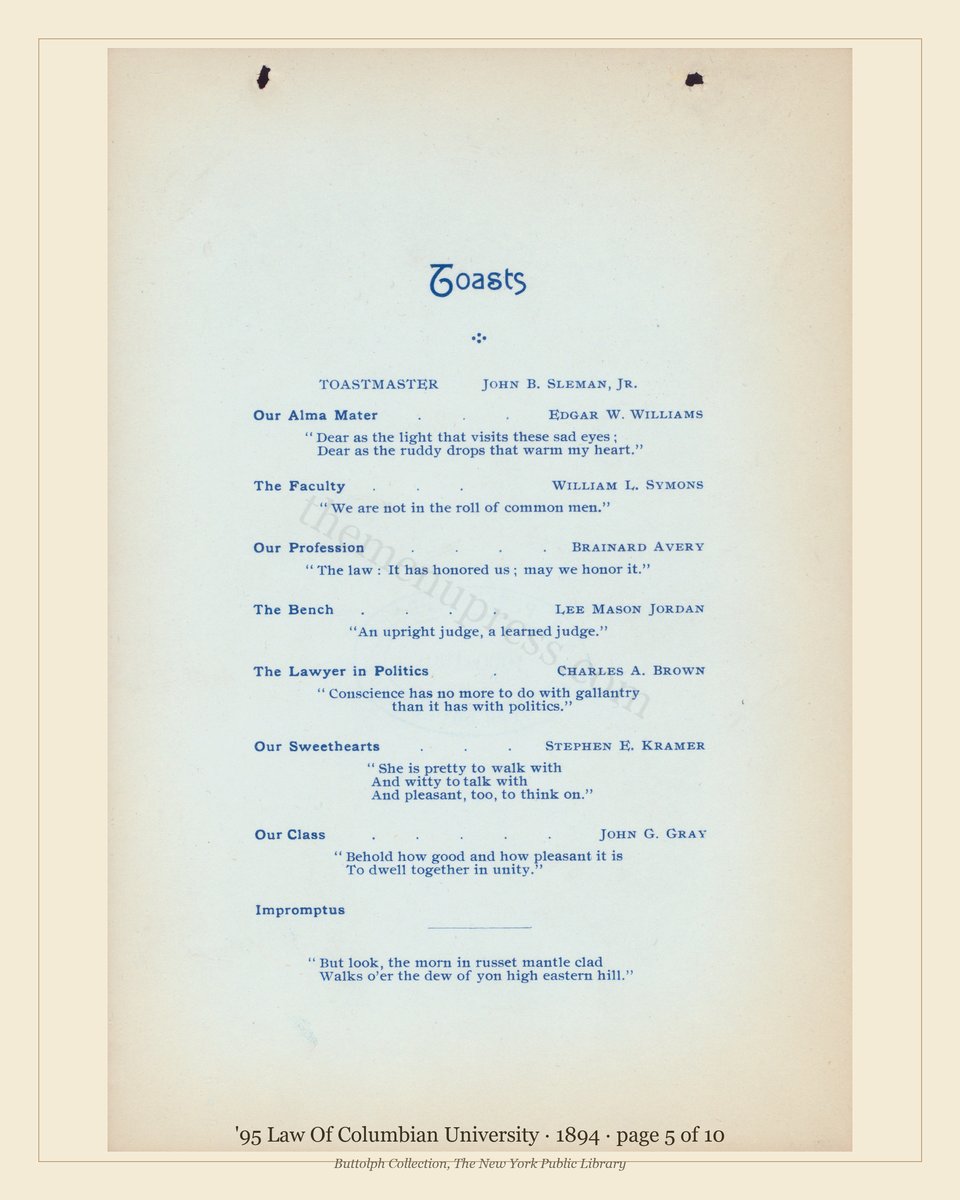 Vintage menu — page 5 of 10