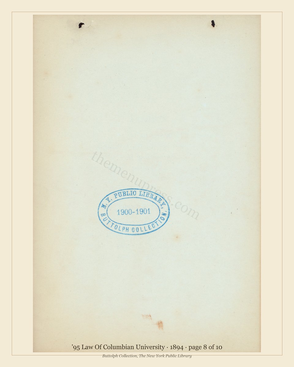 Vintage menu — page 8 of 10