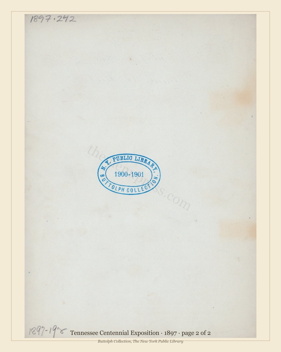 Vintage menu — page 2 of 2