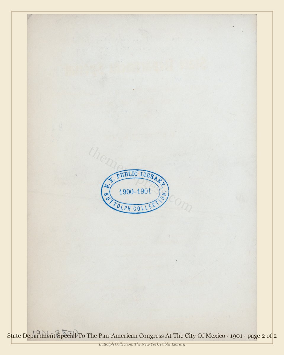 Vintage menu — page 2 of 2