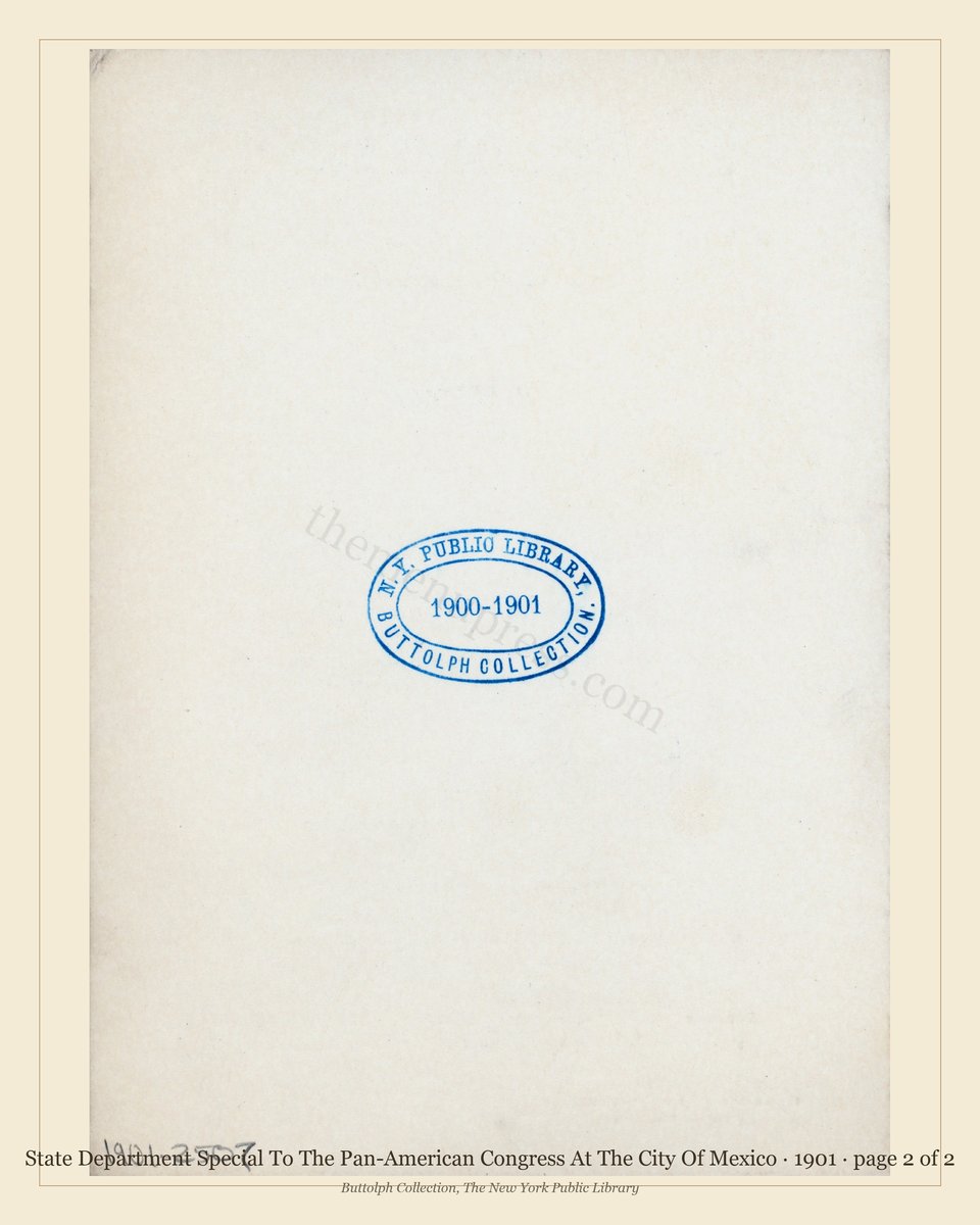 Vintage menu — page 2 of 2