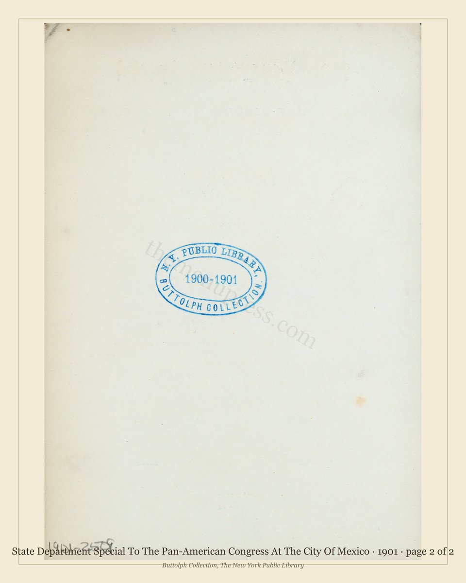 Vintage menu — page 2 of 2