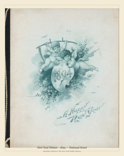 New Year Dinner · 1894 — National Hotel