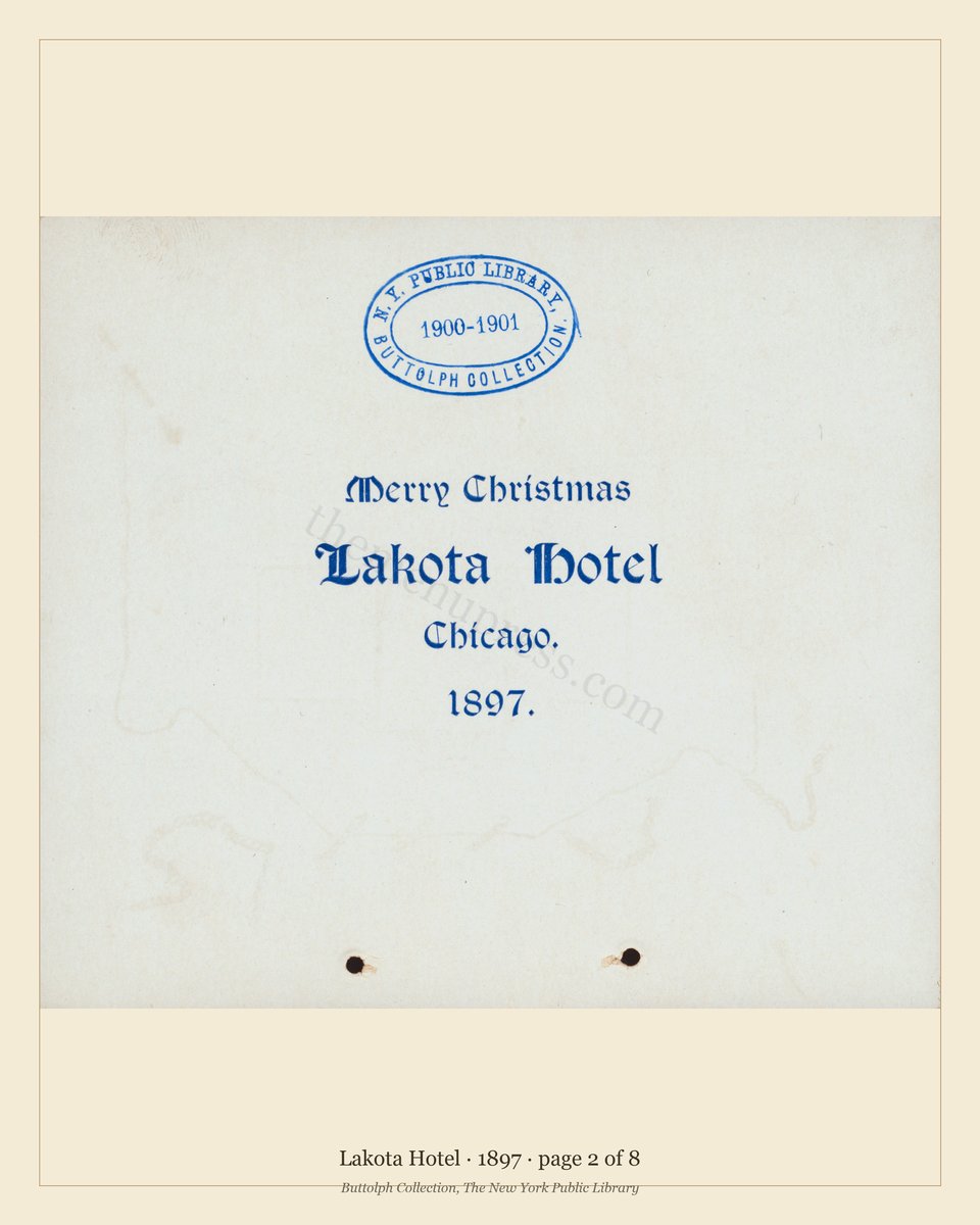 Vintage menu — page 2 of 8