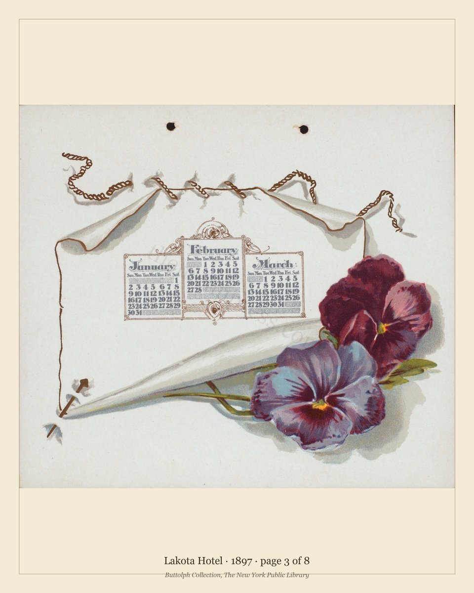 Vintage menu — page 3 of 8