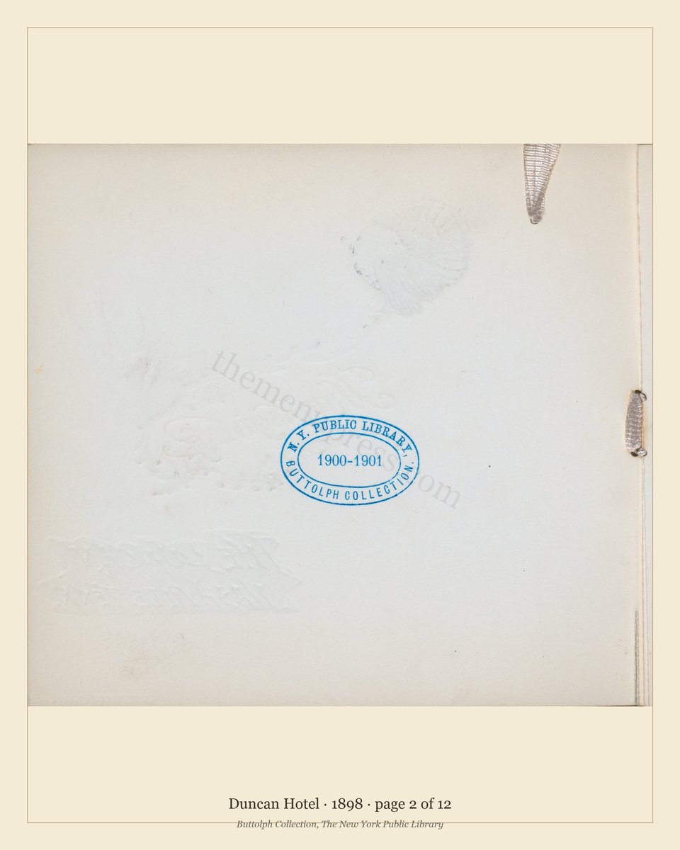 Vintage menu — page 2 of 12