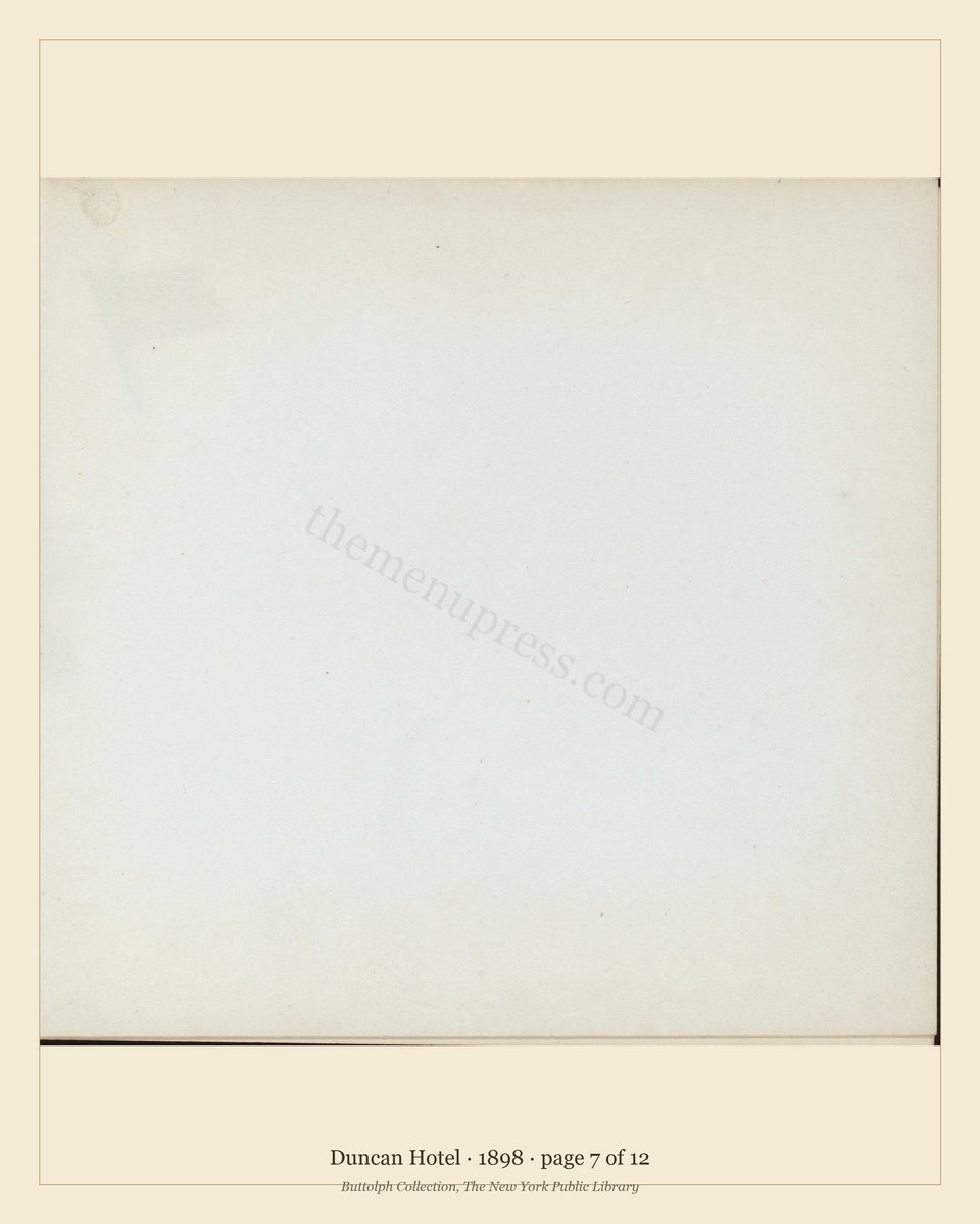 Vintage menu — page 7 of 12
