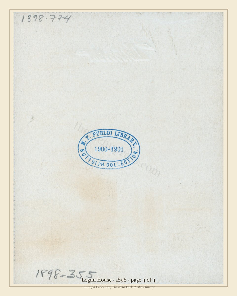 Vintage menu — page 4 of 4