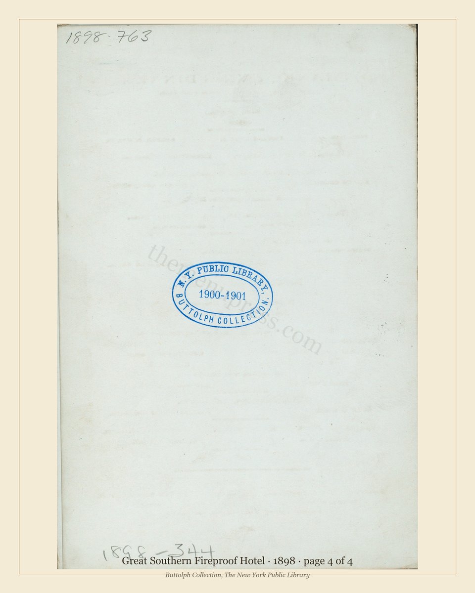 Vintage menu — page 4 of 4