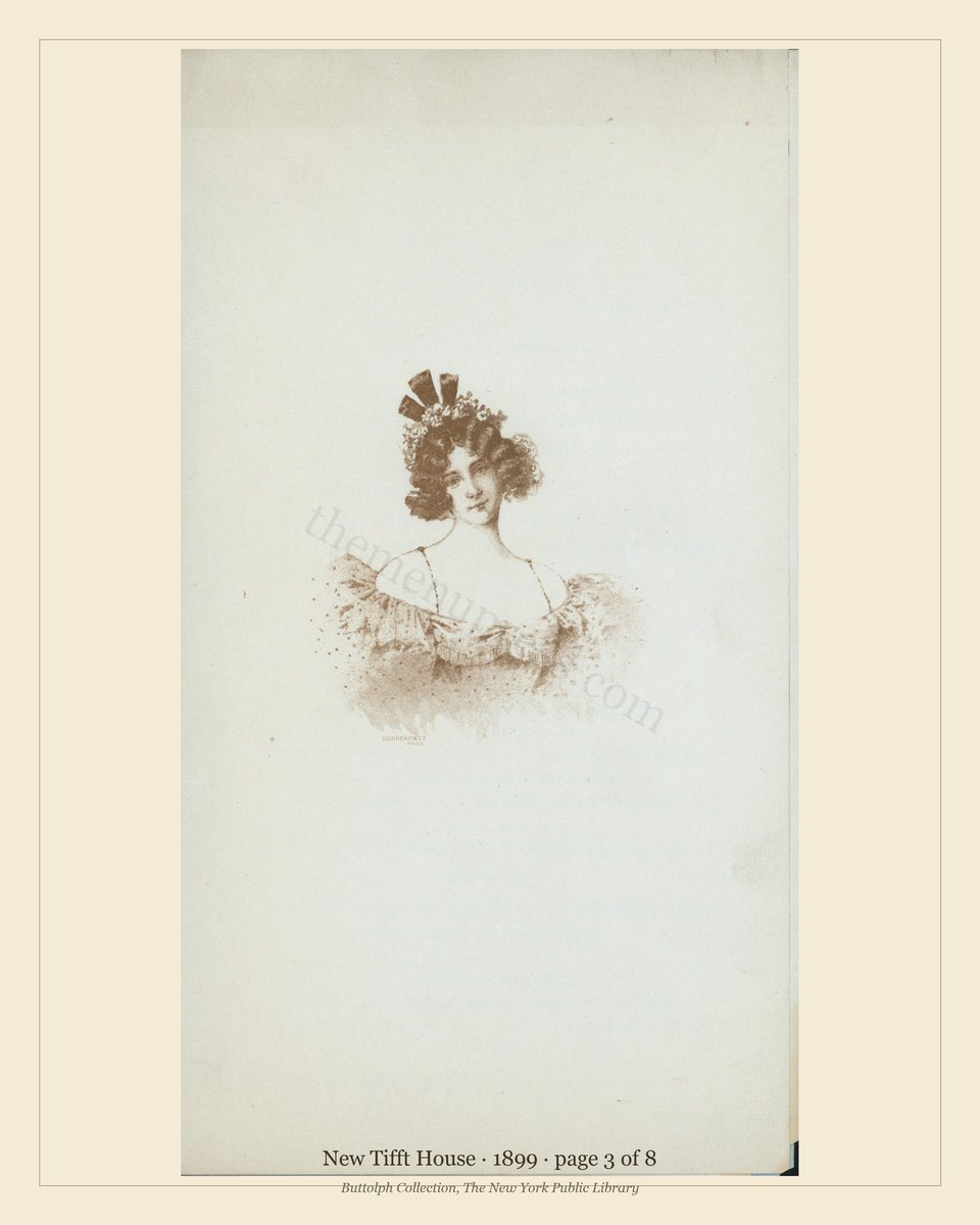 Vintage menu — page 3 of 8