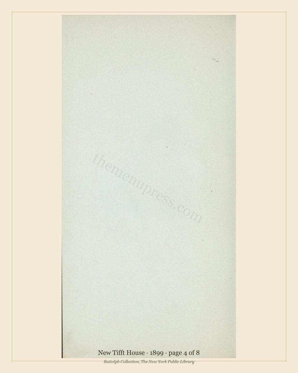 Vintage menu — page 4 of 8