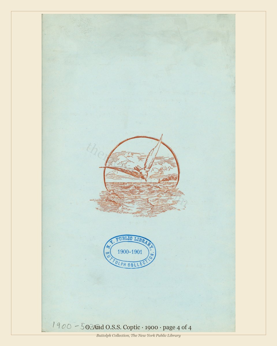 Vintage menu — page 4 of 4
