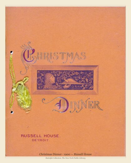 Christmas Dinner · 1900 — Russell House