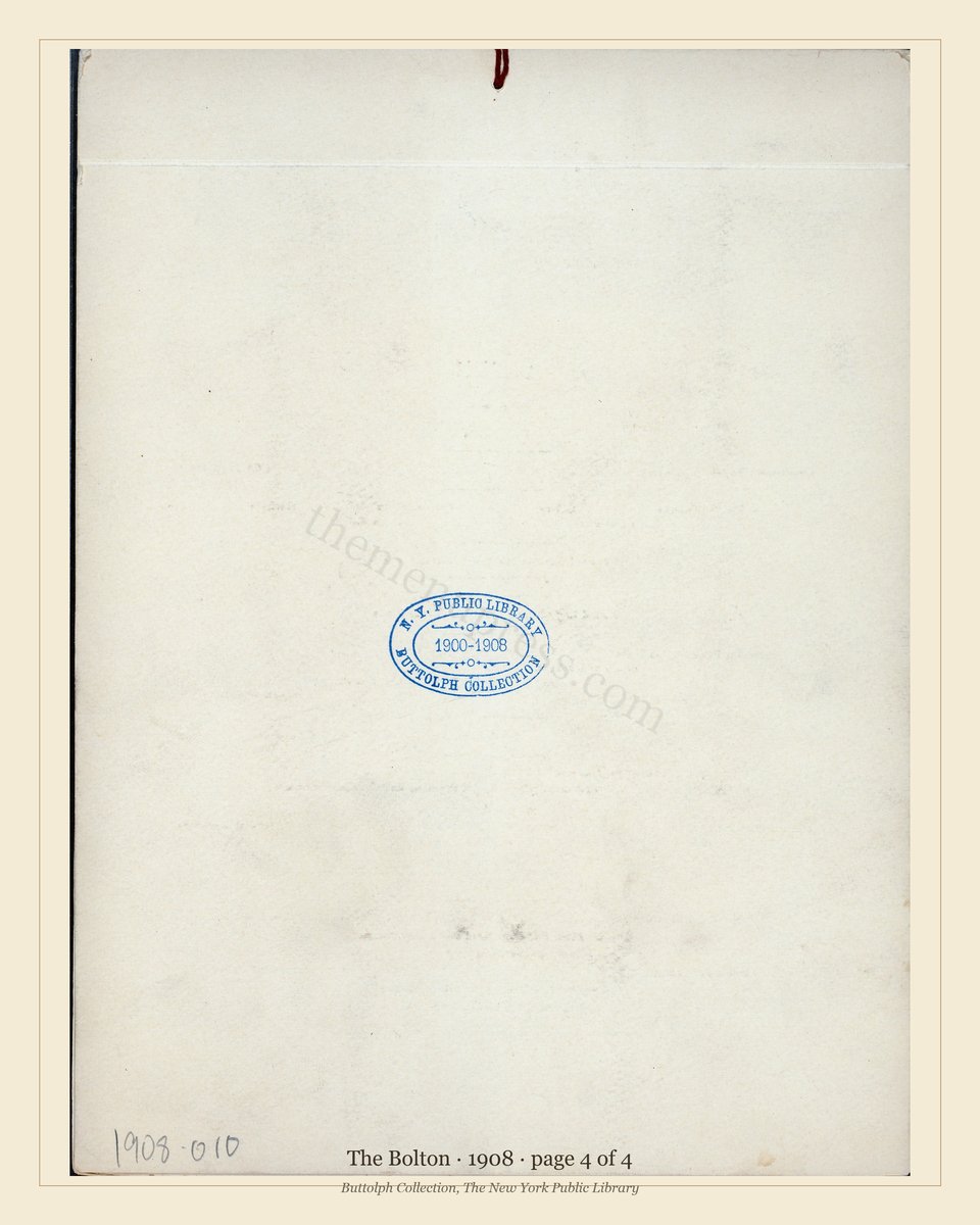Vintage menu — page 4 of 4