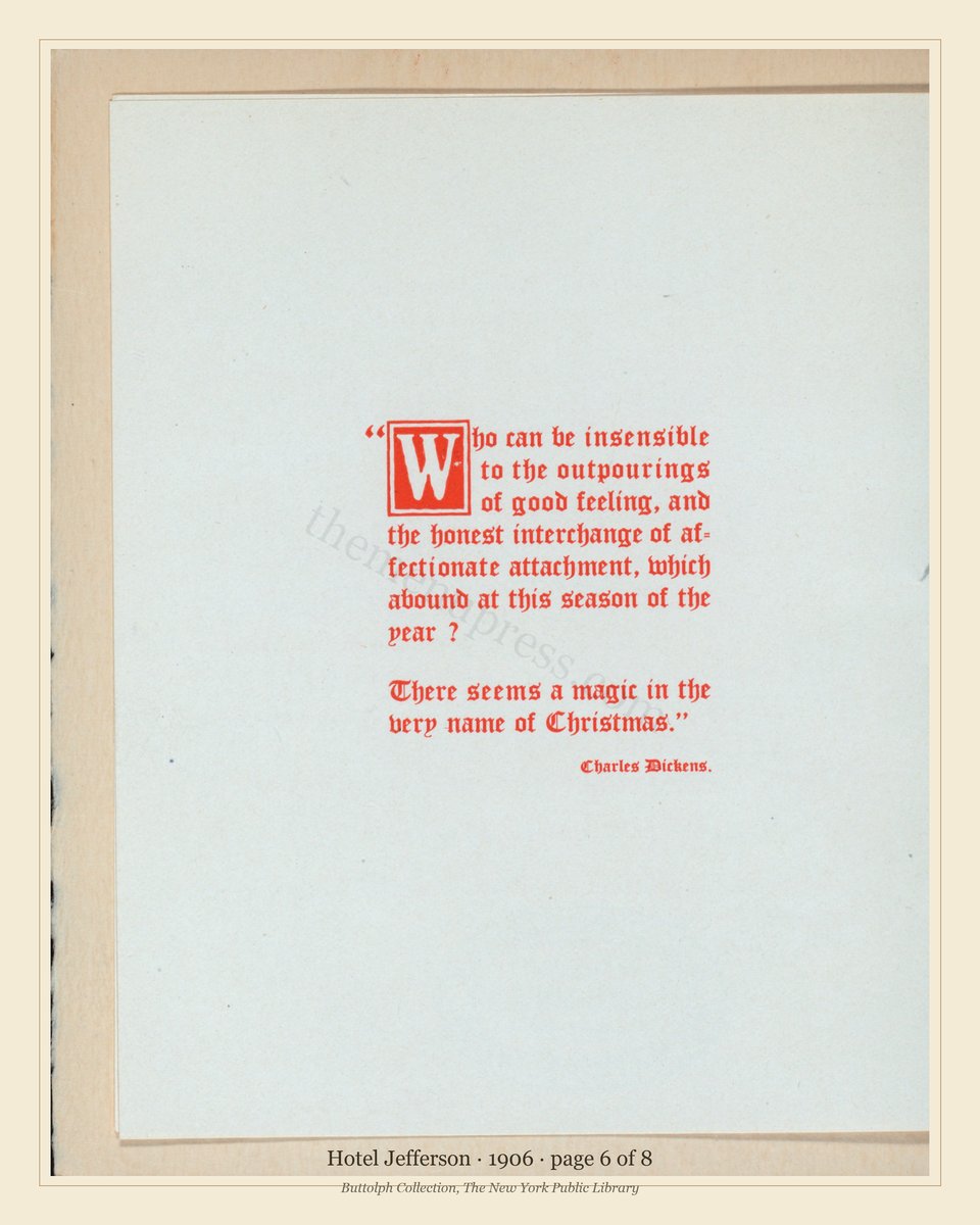 Vintage menu — page 6 of 6