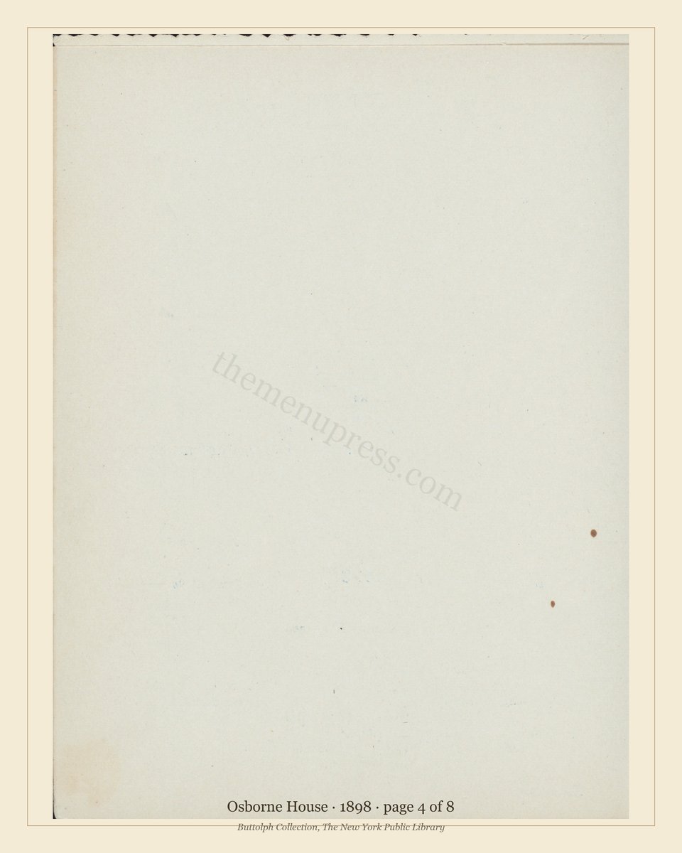 Vintage menu — page 4 of 8