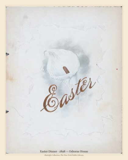 Easter Dinner · 1898 — Osborne House