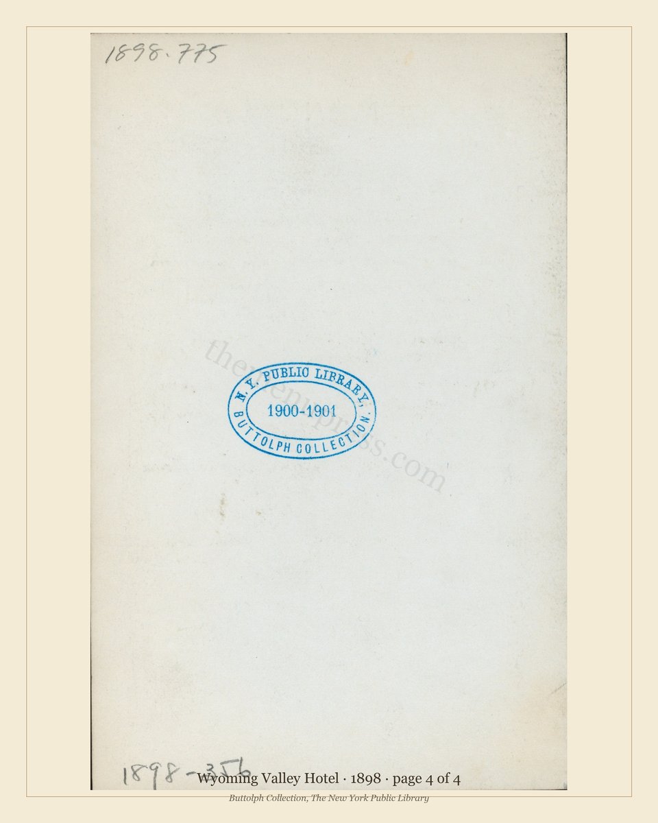 Vintage menu — page 4 of 4