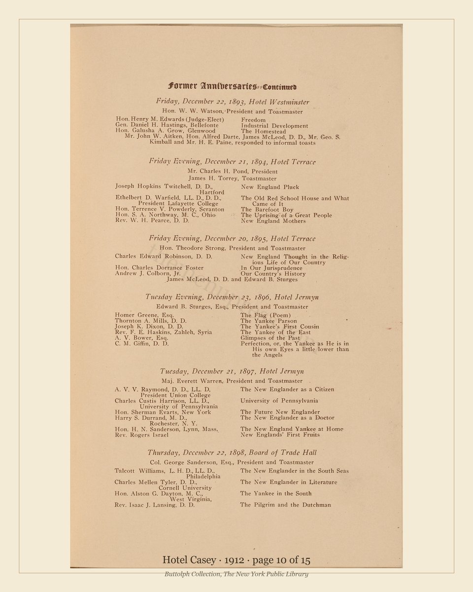 Vintage menu — page 10 of 15