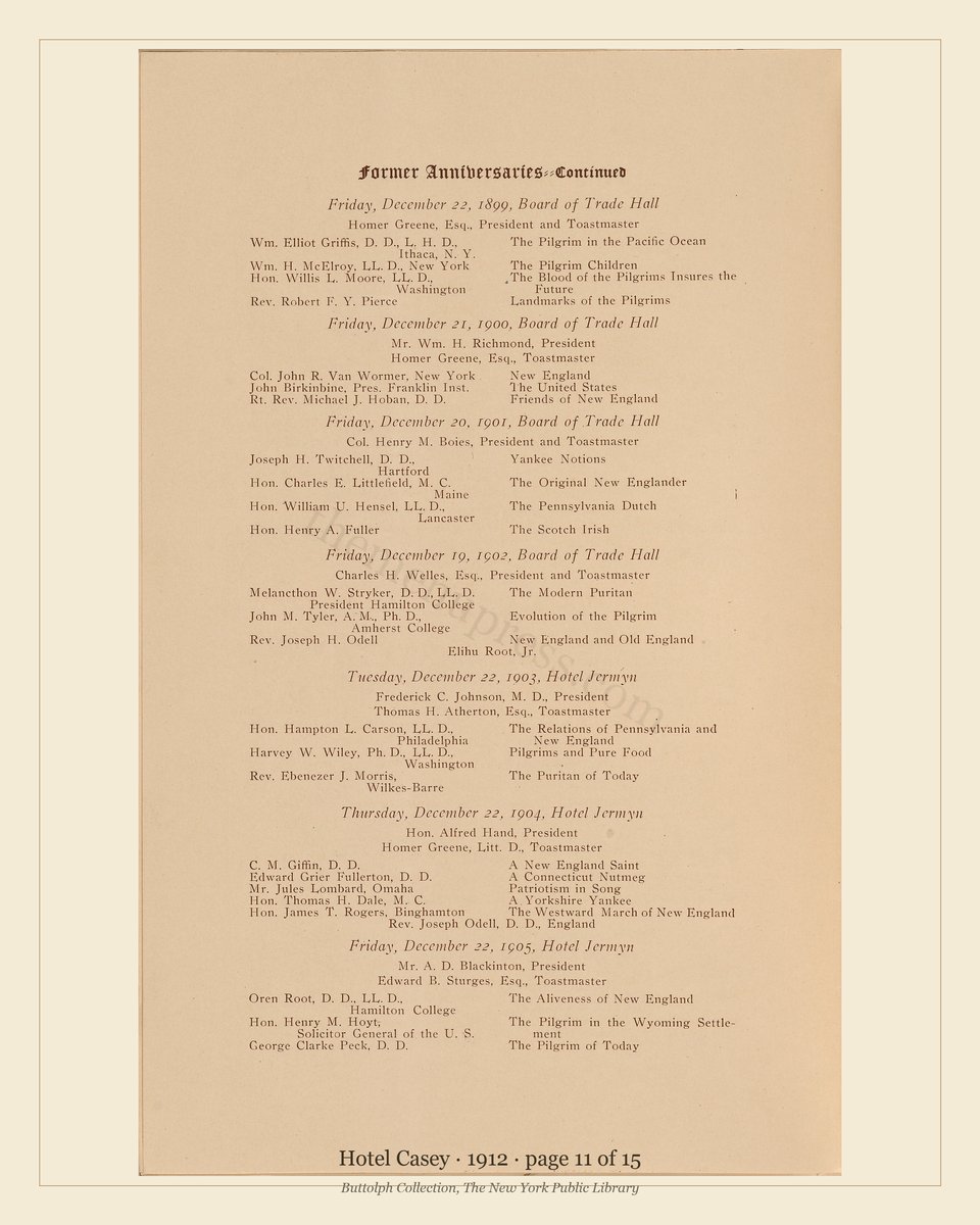 Vintage menu — page 11 of 15