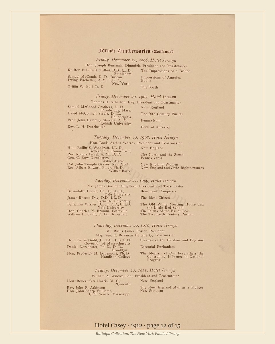 Vintage menu — page 12 of 15