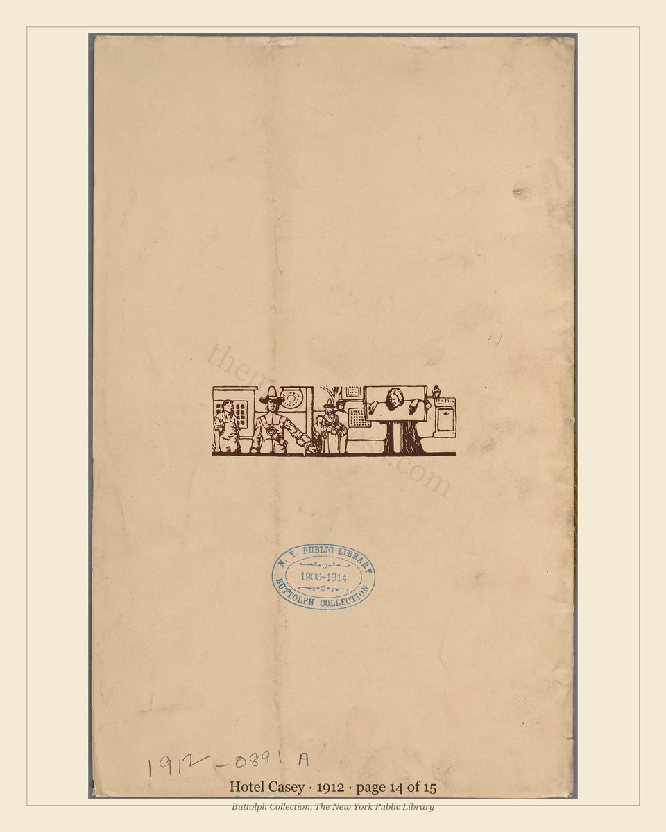 Vintage menu — page 14 of 15