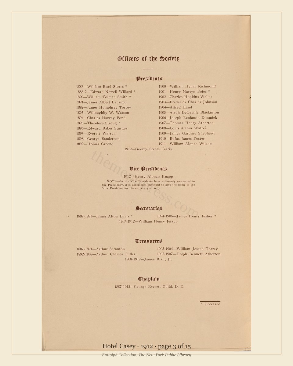 Vintage menu — page 3 of 15