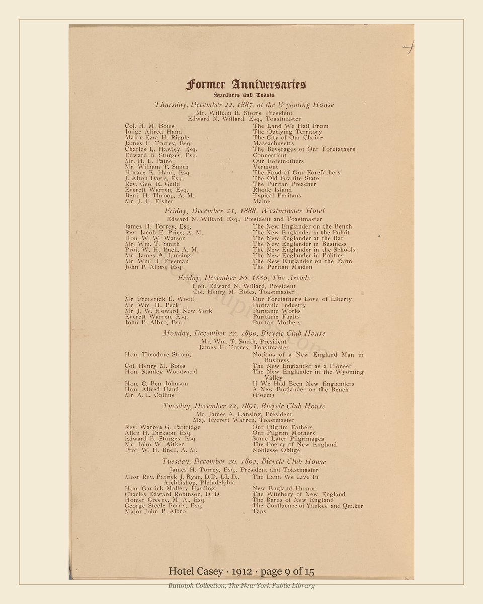 Vintage menu — page 9 of 15
